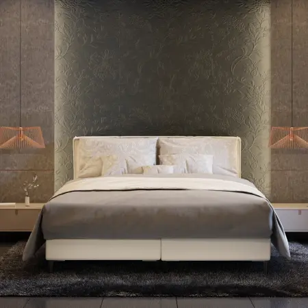 Luxuriöses Boxspringbett von DUOFORM – handgefertigt, Polsterbett nach Maß, individuelles Designer-Bett, hochwertige Boxspringbetten Ostwestfalen, Schlafkomfort made in Germany Boxspringbett kaufen Polsterbett Designer Boxspringbett Boxspringbetten nach Maß hochwertige Betten Deutschland Boxspringbetten Ostwestfalen Schlafkomfort made in Germany