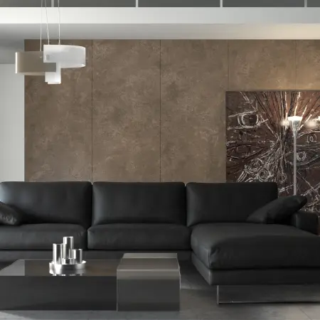 Ecksofa aus Echtleder – extra groß, besonders bequem, zeitlos schön.