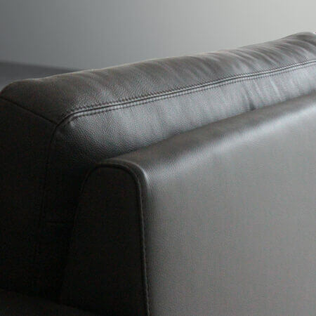 Ecksofa aus Echtleder – extra groß, besonders bequem, zeitlos schön.