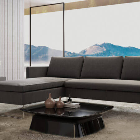 Eckcouch mit Relaxfunktion