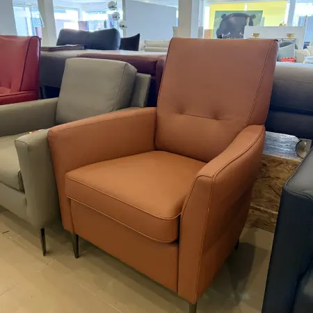 Exklusiver Sessel von DUOFORM – handgefertigter Polstersessel, Ledersessel, individueller Lesesessel, Relaxsessel nach Maß, Sessel für Wohnzimmer, hochwertige deutsche Möbel Sessel kaufen Relaxsessel Polstersessel Ledersessel bequemer Sessel Sessel Wohnzimmer deutsche Qualitätsmöbel Sessel Ostwestfalen